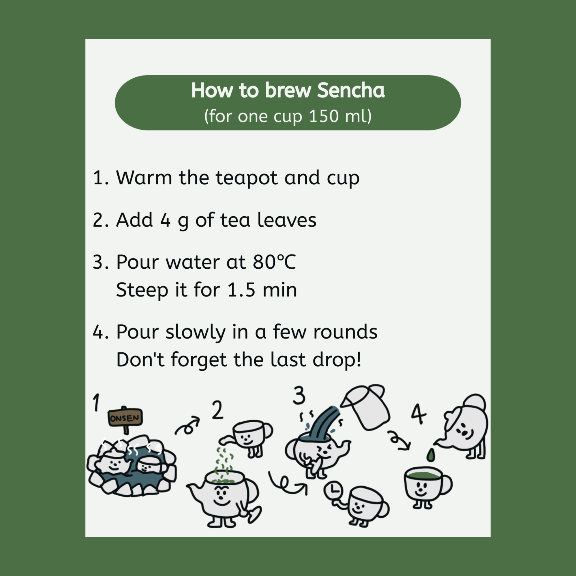Sencha - Japanese green tea