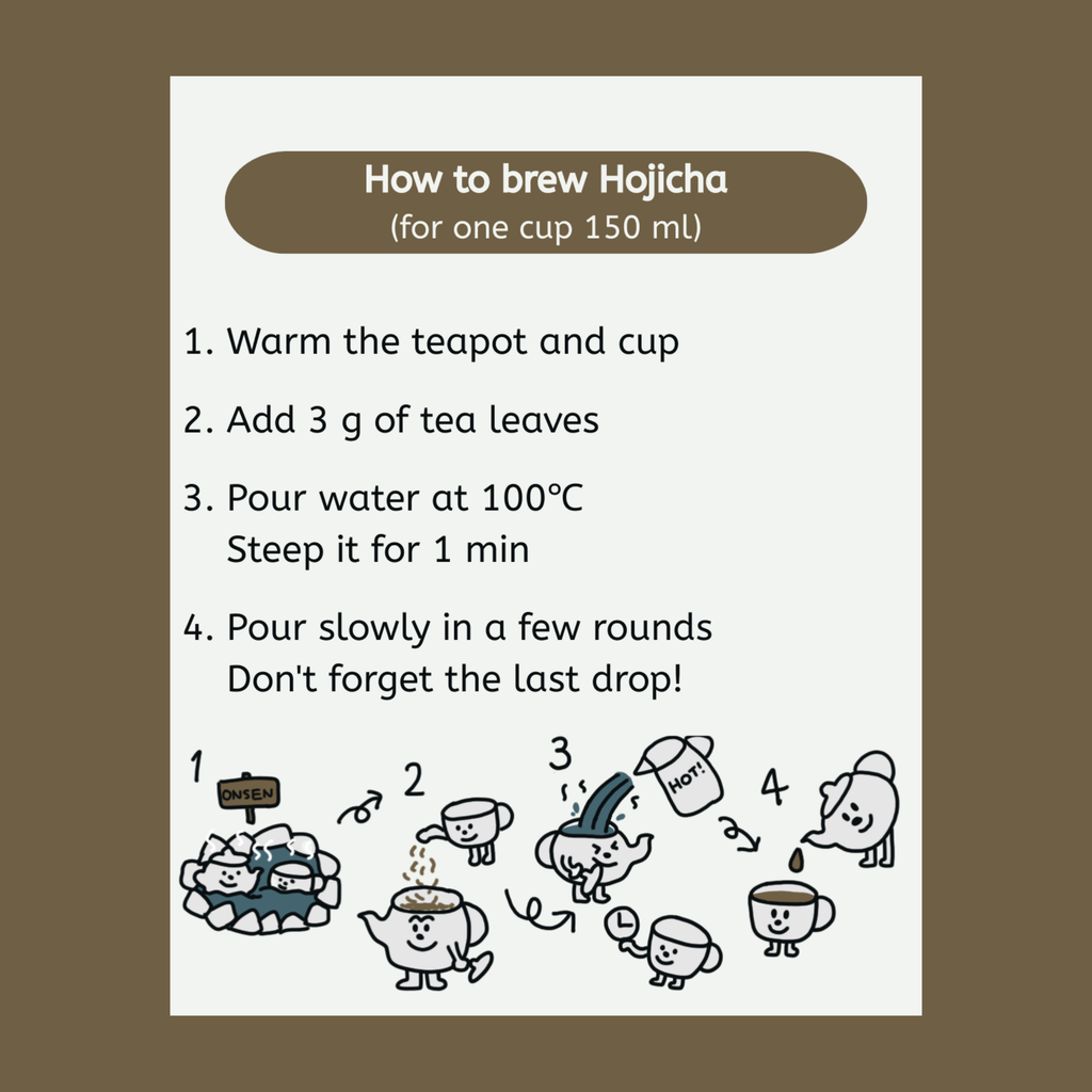 Hojicha - Roasted  Japanese green tea