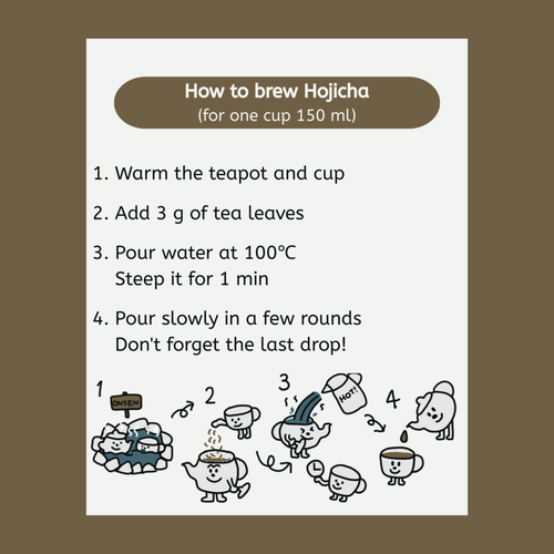 Hojicha - Roasted  Japanese green tea